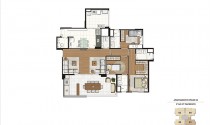 Gioia 138m2 - 3dorms (3/Suites) - 3Vagas