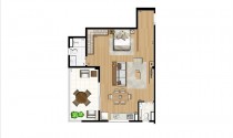 Home Boutique - 66m2 - 1dorm. - 1vaga