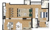 Aristo Vila Mariana - 87 m2 - 2 dorms - 2 suítes - 2 vaga