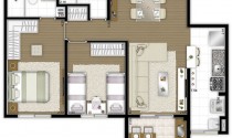 Voxy Ipiranga - 139m2 - 3 dorms (1/suite) - 2 vagas