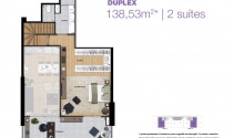 Vila Nova Luxury Home - Duplex - 138,53 m2 - 2 dorms - 2 suítes