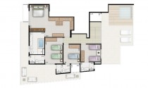 Design Campo Belo 210 m2 - 4 dorms - 4 suítes - 2 vagas