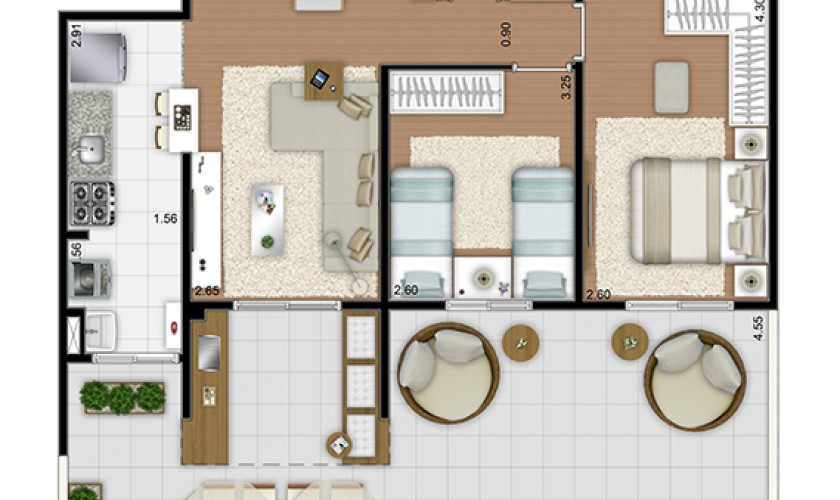 Voxy Ipiranga - 84.50m2 - 3dorm. - 1suite - 2vagas