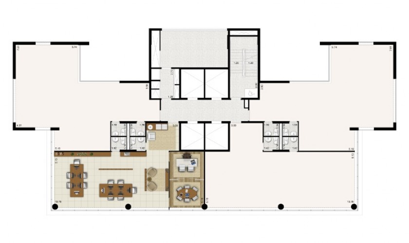 Alameda Santos Corporate - Escritório de 109m2