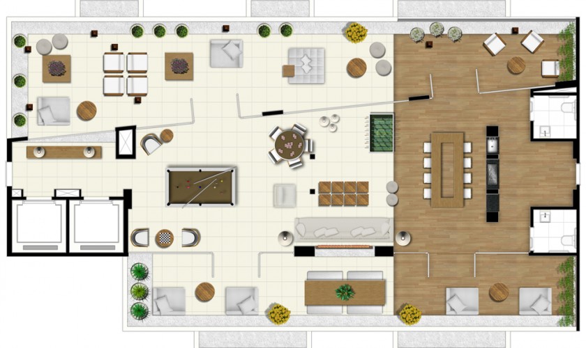 Host Paraíso - 55 m2 - 2 dorm (1 suíte) - 1 vaga