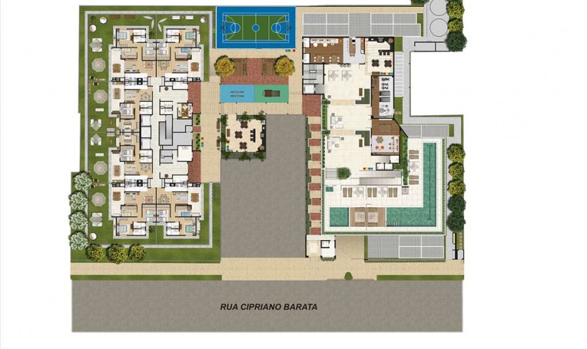 Cypriani 955 Ipiranga - 70 m2 - 2 dorms - 1 suíte - 1 vaga