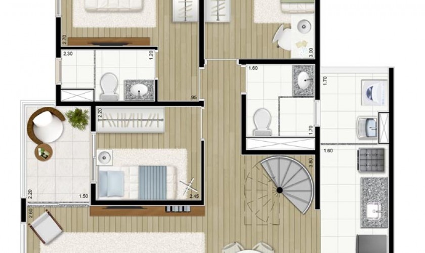 Privilège Parque Aclimação - 63,01 m2 - 2 dorms - 1 suítes - 1 vagas