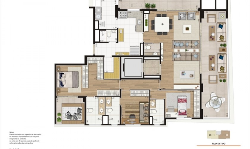 Storia Vila Clementino - Duplex - 305 m2 - 3 dorms (3/suítes) - 5 garagens