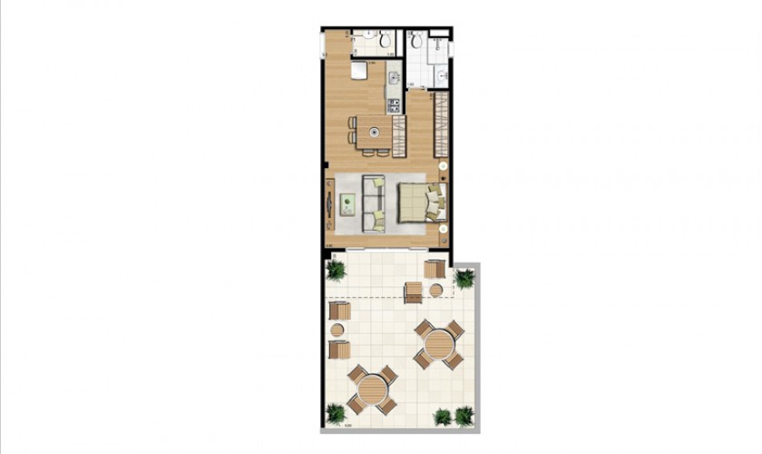 Home Boutique - 40m2 - 1dorm. - 1vaga