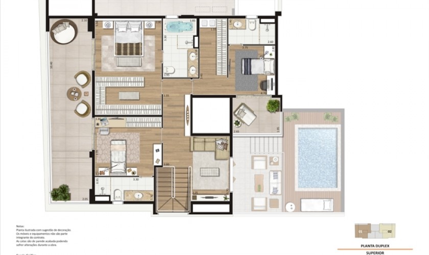 Storia Vila Clementino - Duplex - 305 m2 - 3 dorms (3/suítes) - 5 garagens