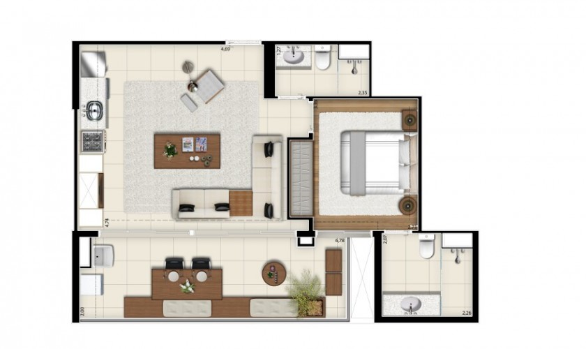 London SP Residence - Studio 1 dorm - 35 m2