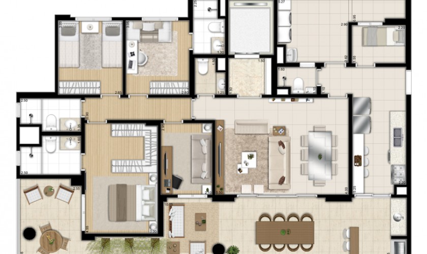 Storia Ibirapuera - 164m2 - 3dorms. - 2 suítes - 3vagas