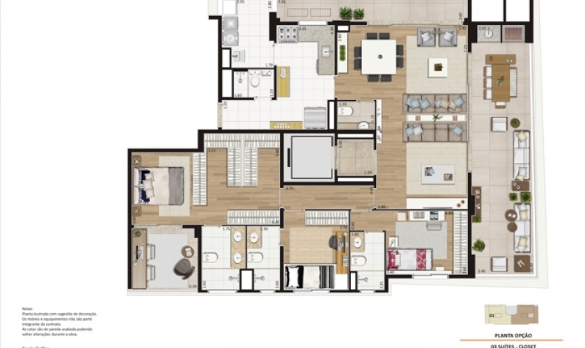 Storia Vila Clementino - Duplex - 305 m2 - 3 dorms (3/suítes) - 5 garagens