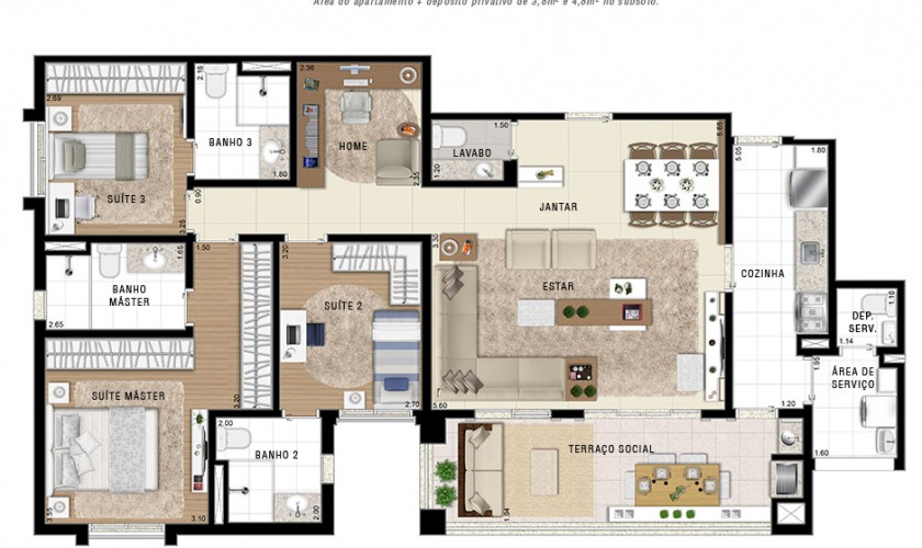 Maison Artisan Ipiranga - 177 m2 - 3 dorms - 3 suítes - 3 vagas