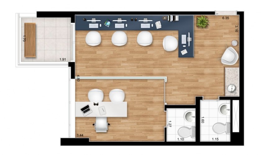 New Station  - 37,91 m2