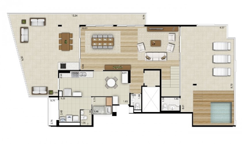 Design Campo Belo 318 m2 - 4 dorms - 4 suítes - 2 vagas