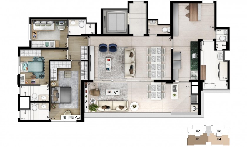 Legacy Vila Mariana - 149m2 - 3dorms. - 3suítes - 3vagas