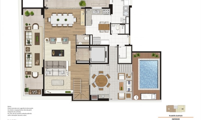 Storia Vila Clementino - Duplex - 305 m2 - 3 dorms (3/suítes) - 5 garagens