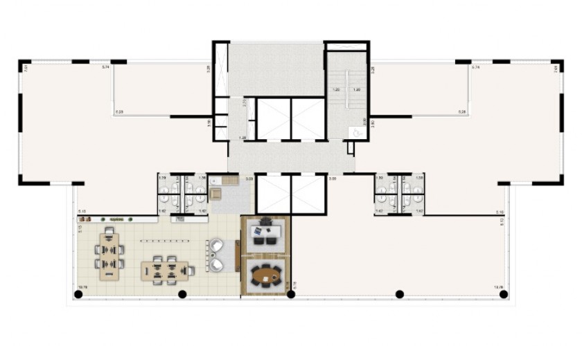 Alameda Santos Corporate - Escritório de 91m2