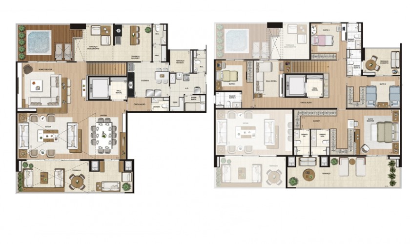 Delux Aclimação - Duplex - 388 m2 - 4 dorms - 4 suítes - 4 vagas