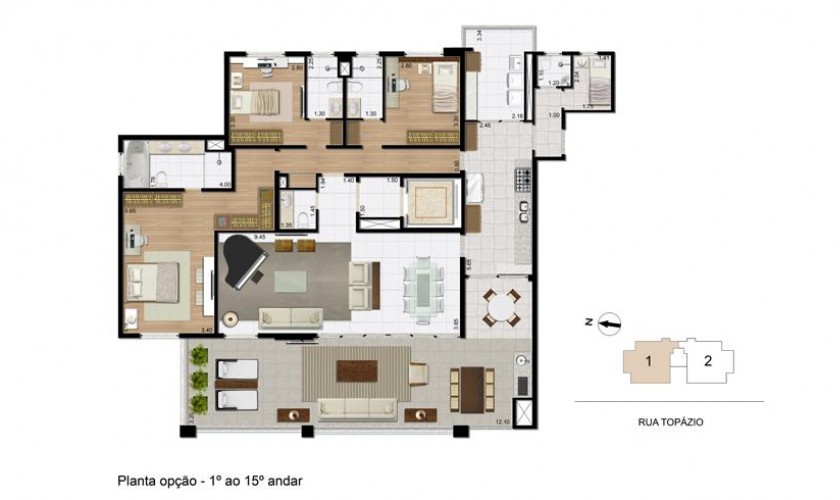 Référence by Helbor - 208m2 - 4 dorms - 2 suítes - 3 vagas