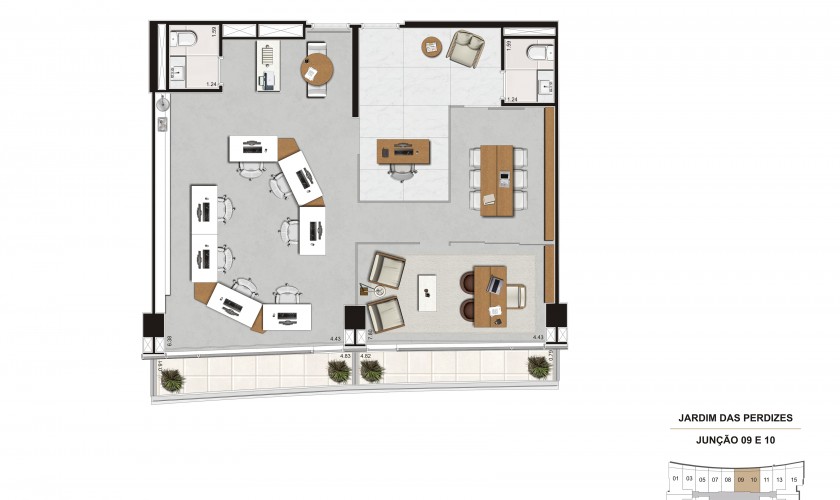 Time Jardim das Perdizes (Offices) - 45m2