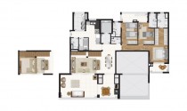 Aika Campo Belo - 170m2 - 3 dorms (3/suites)